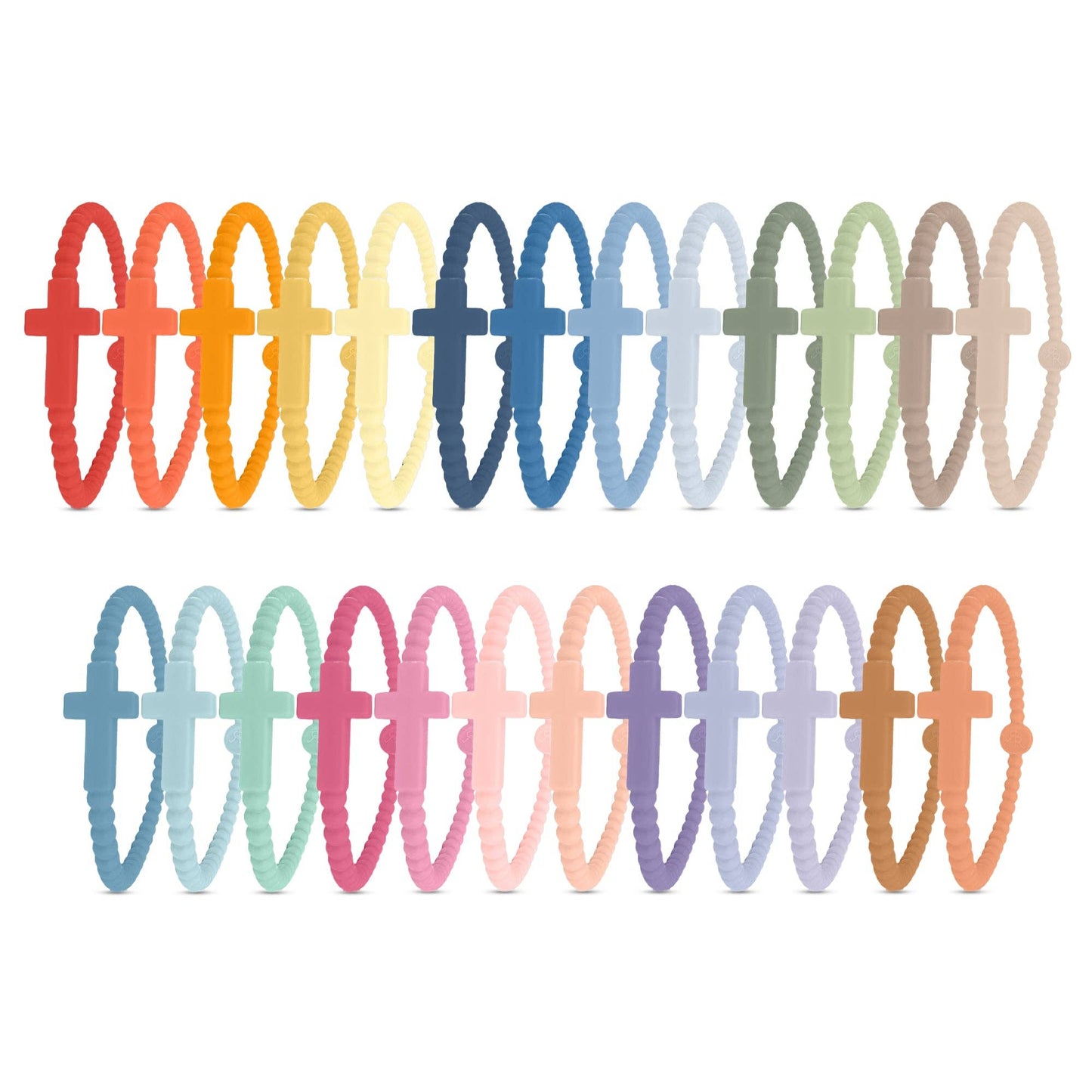 Jesus Bracelets - 25 Packs: Funfetti (25 Pack) / Small