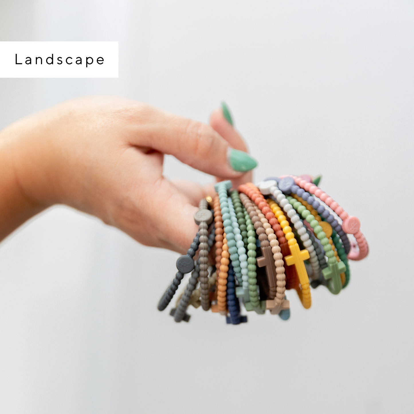 Jesus Bracelets - 25 Packs: Kaleidoscope (25 Pack) / Small