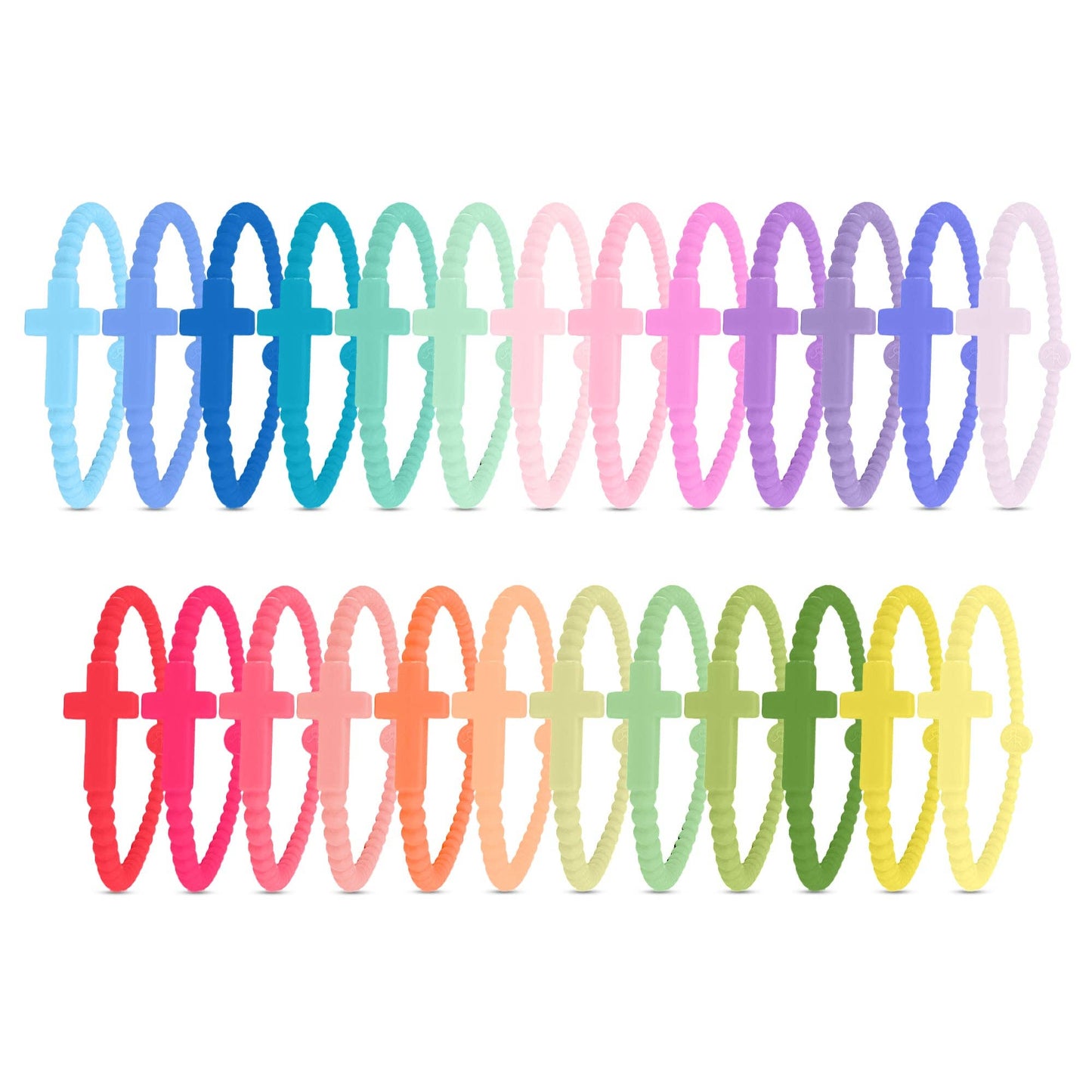 Jesus Bracelets - 25 Packs: Kaleidoscope (25 Pack) / Small