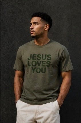 JLY Moss Christian t-shirt – scripture apparel by It Is Written Apparel