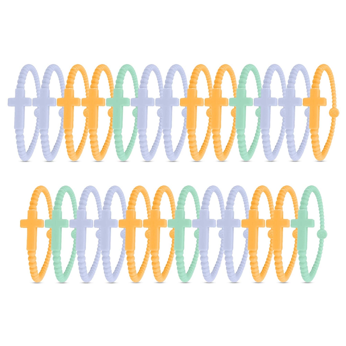 Jesus Bracelets - 25 Packs: Kaleidoscope (25 Pack) / Small