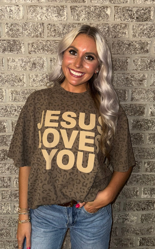 Vintage Leopard JLY Cotton Collective Tee