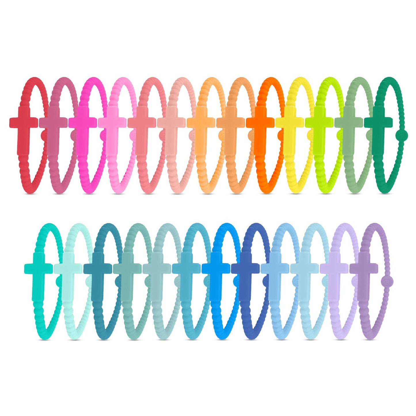 Jesus Bracelets - 25 Packs: Kaleidoscope (25 Pack) / Small