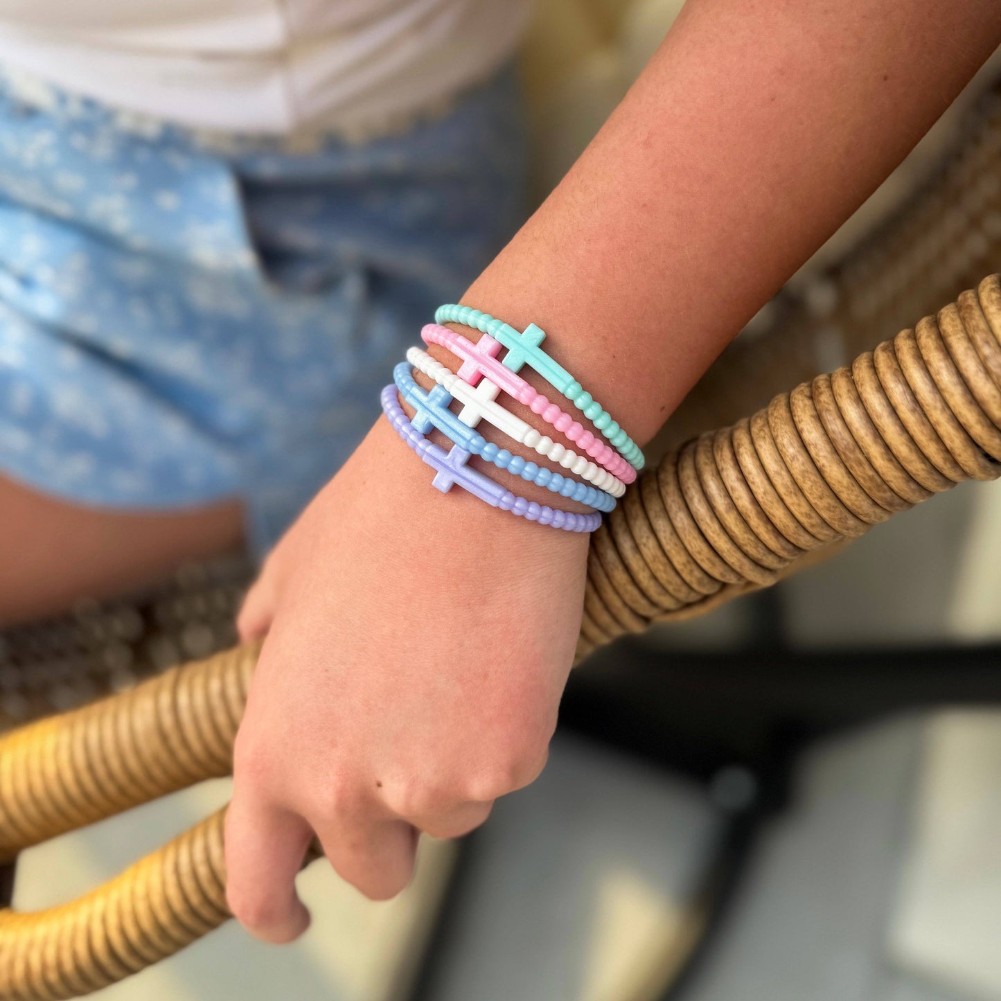 Jesus Bracelets - 25 Packs: Kaleidoscope (25 Pack) / Small