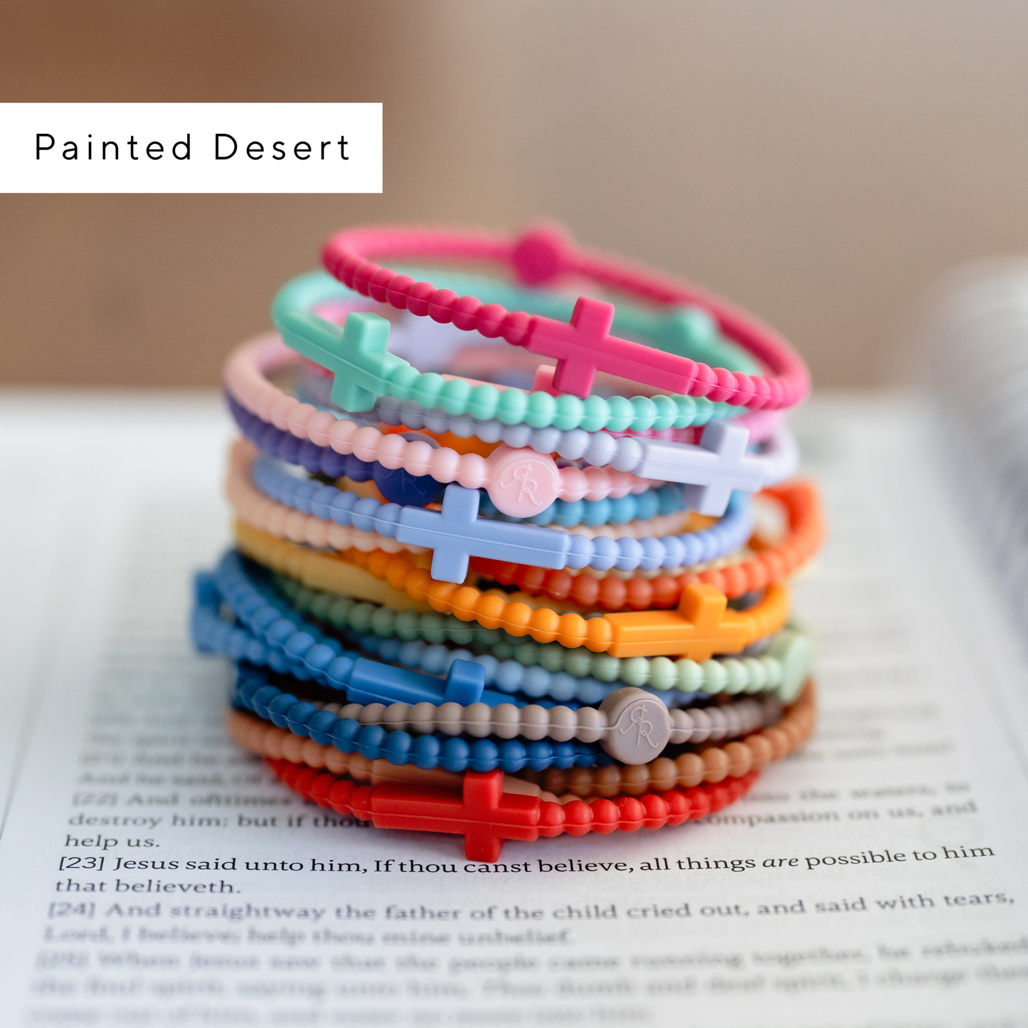 Jesus Bracelets - 25 Packs: Funfetti (25 Pack) / Small