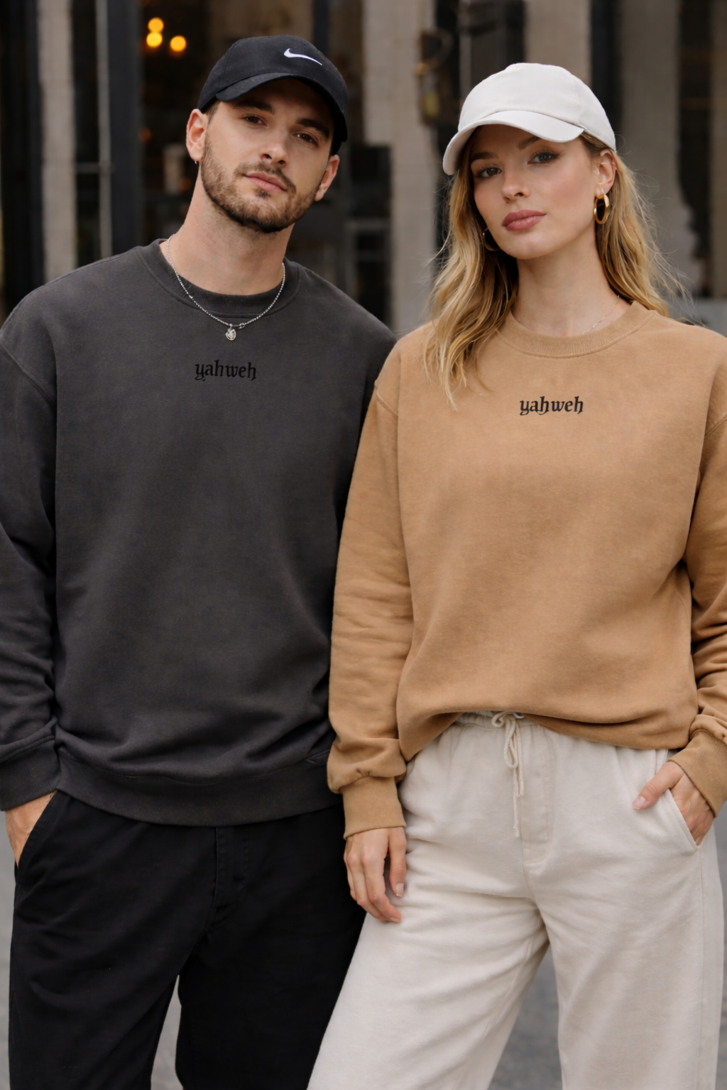 Yahweh Embroidered Crewneck Sweatshirt