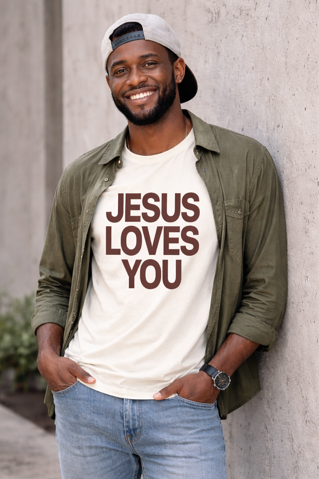 Jesus Loves You Oversized Tee