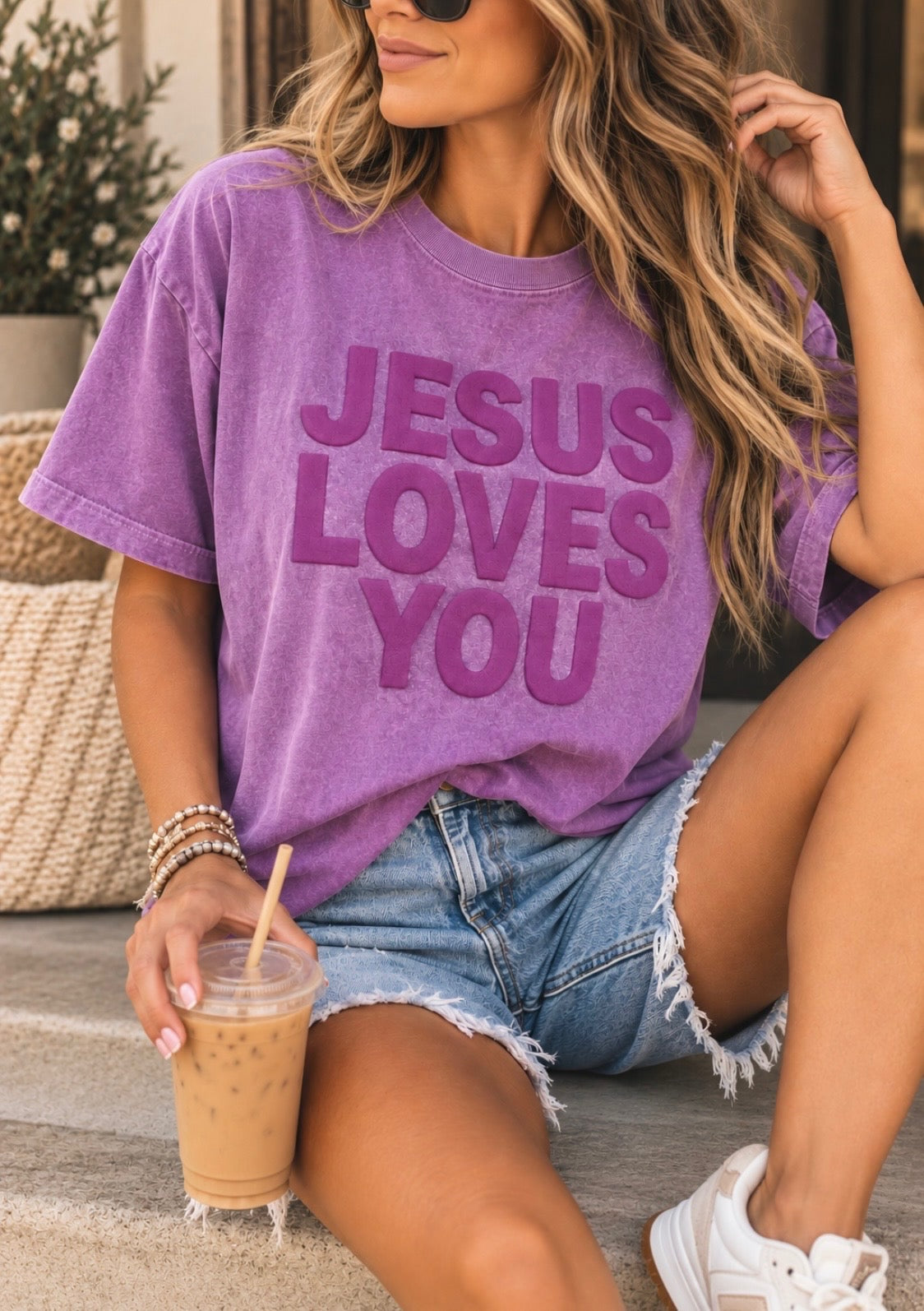 Plum JLY Comfort Colors Tee