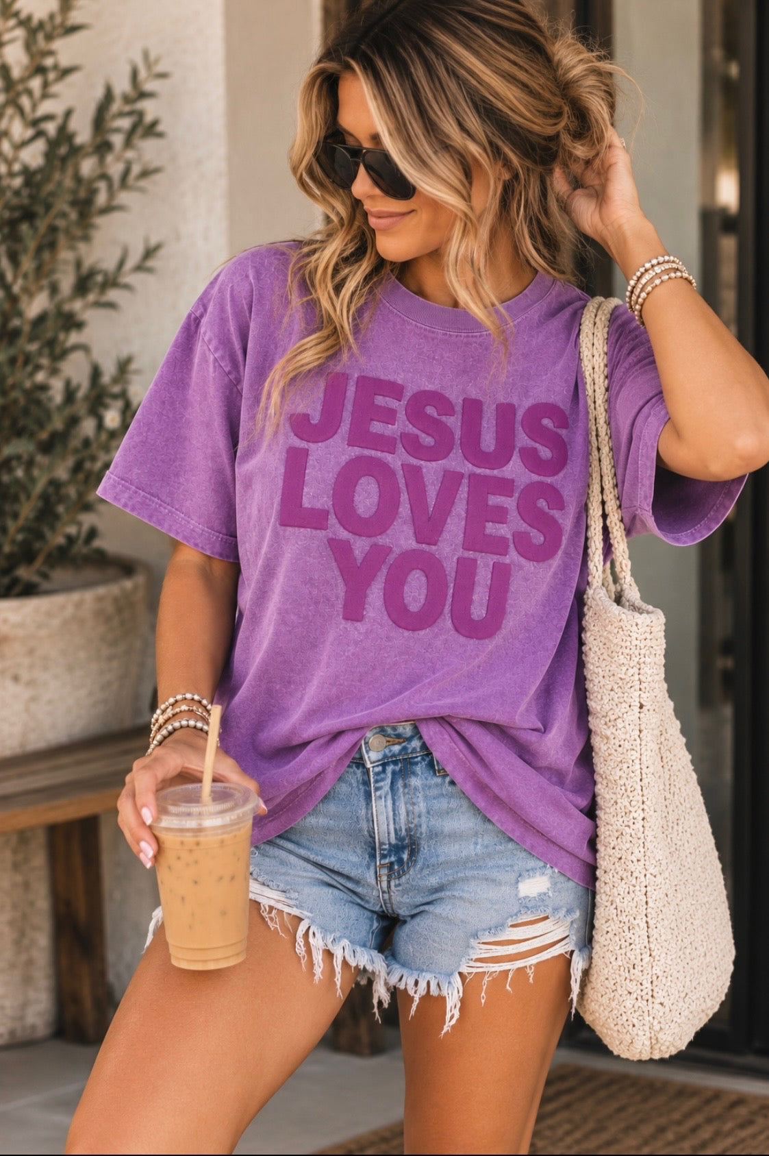 Plum JLY Comfort Colors Tee