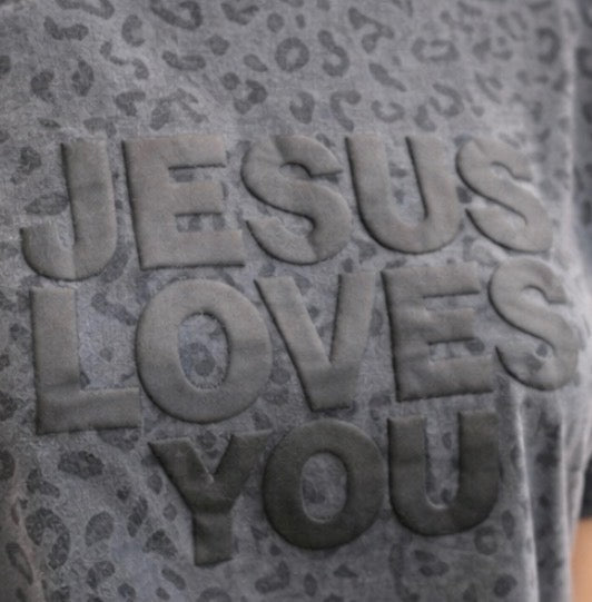 Vintage JLY Snow Leopard Cotton Collective Tee