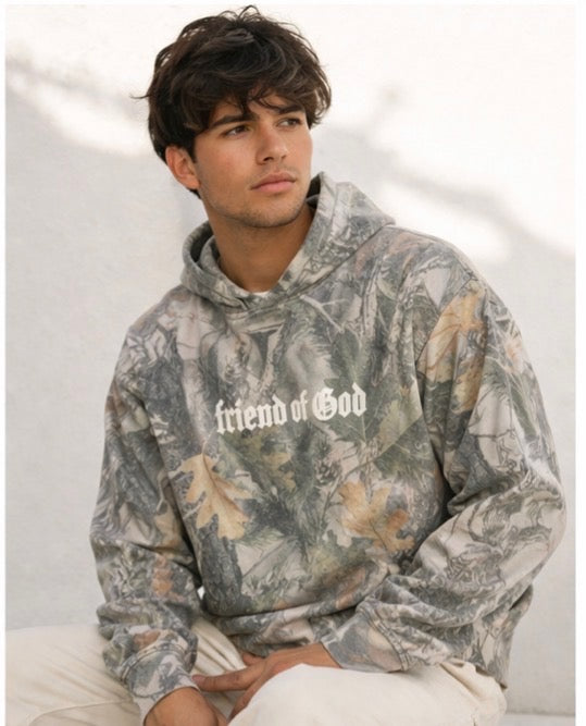 friend of God Vintage Camo Cotton Collective Hoodie