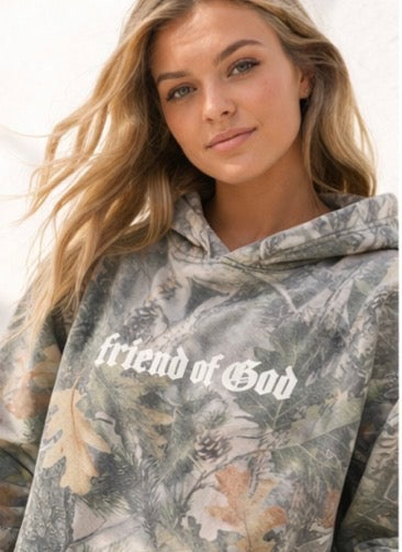 friend of God Vintage Camo Cotton Collective Hoodie