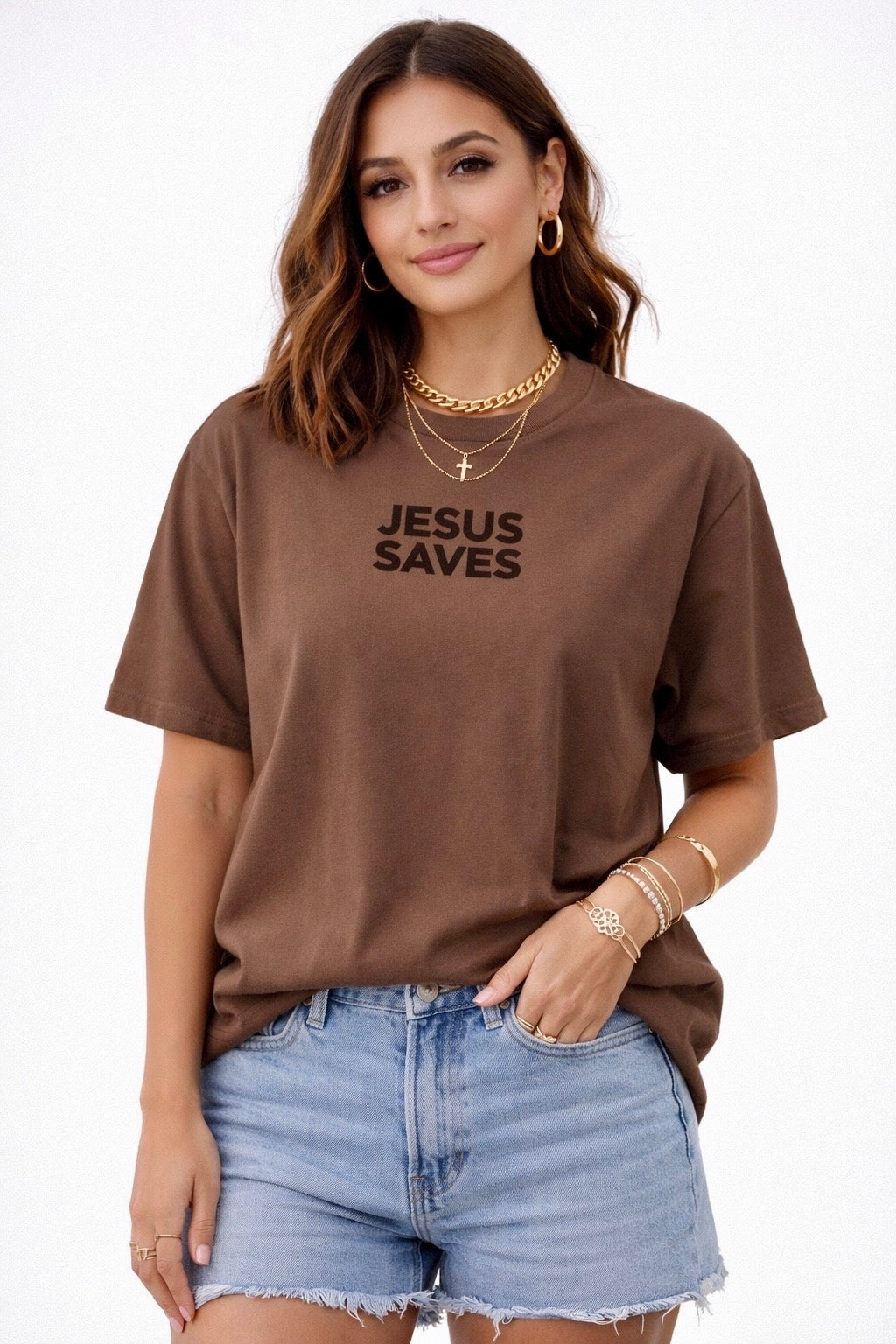 Jesus Saves Tee