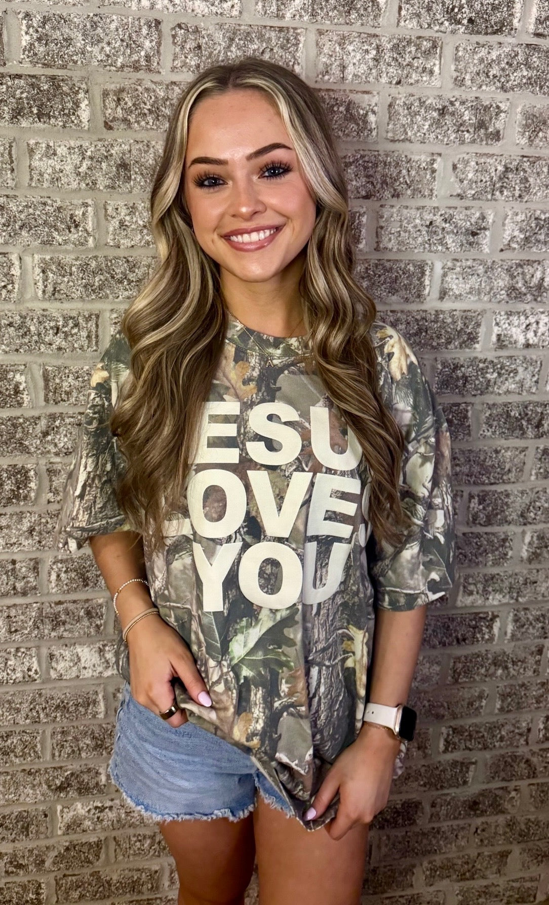 Vintage Camo JLY Cotton Collective Tee