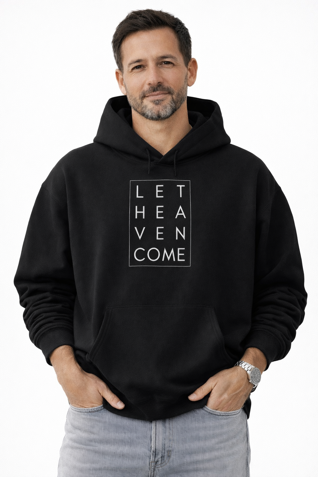 Let Heaven Come Oversized Hoodie