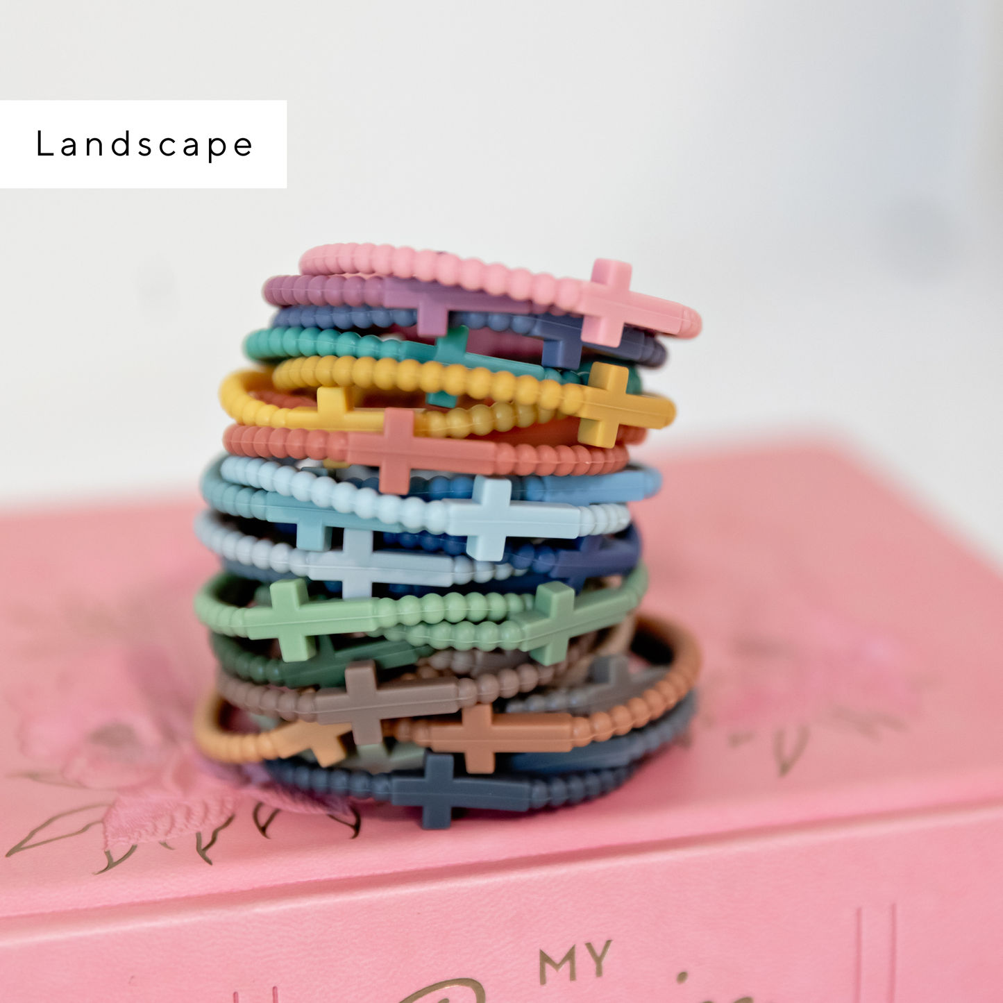 Jesus Bracelets - 25 Packs: Kaleidoscope (25 Pack) / Small