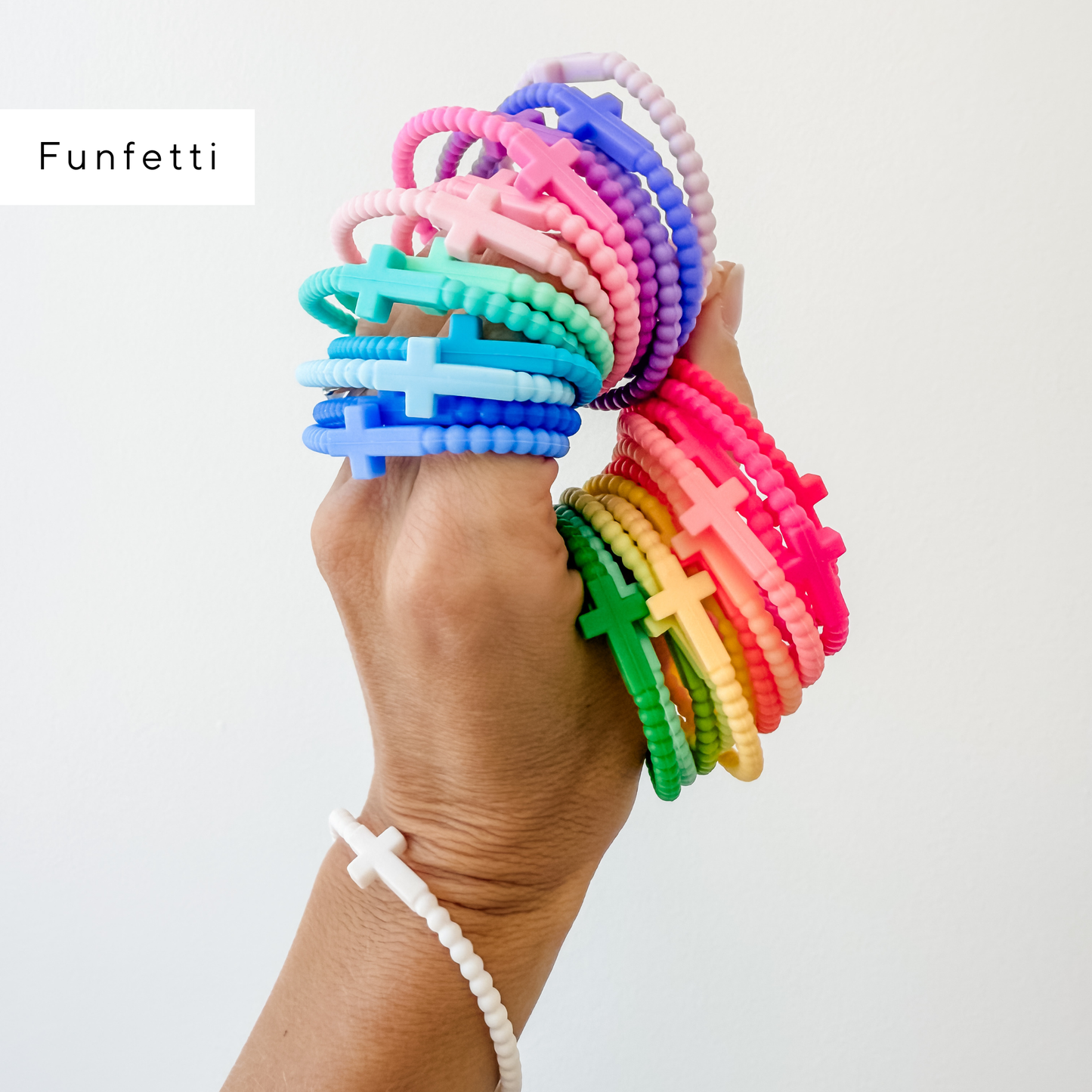 Jesus Bracelets - 25 Packs: Kaleidoscope (25 Pack) / Small