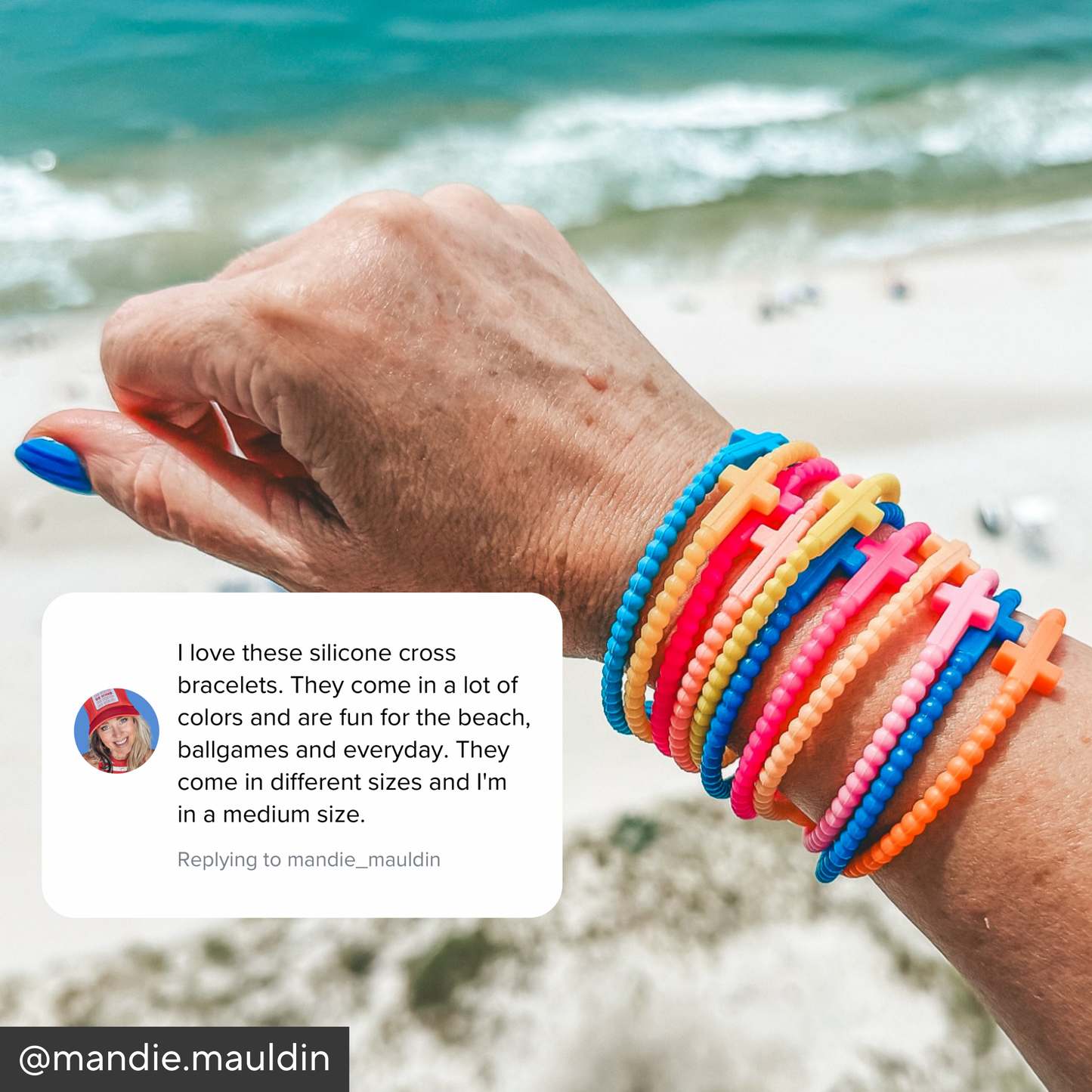 Jesus Bracelets - 25 Packs: Kaleidoscope (25 Pack) / Small