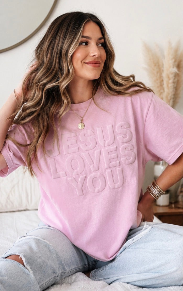 Pink JLY Comfort Colors Tee