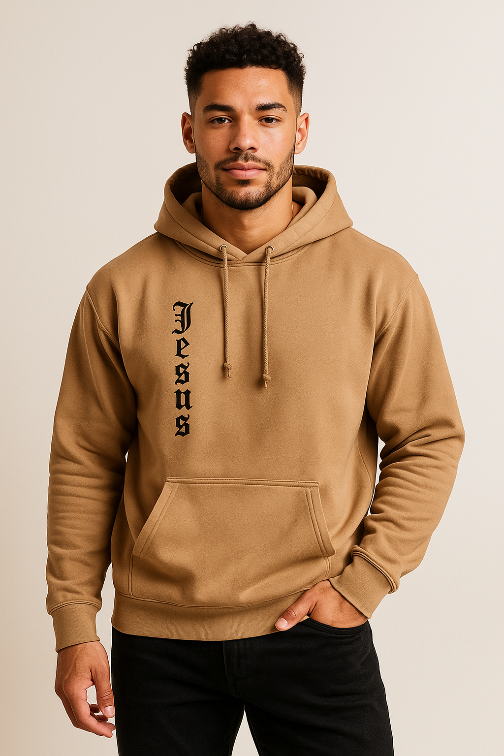 JESUS vertical hoodie