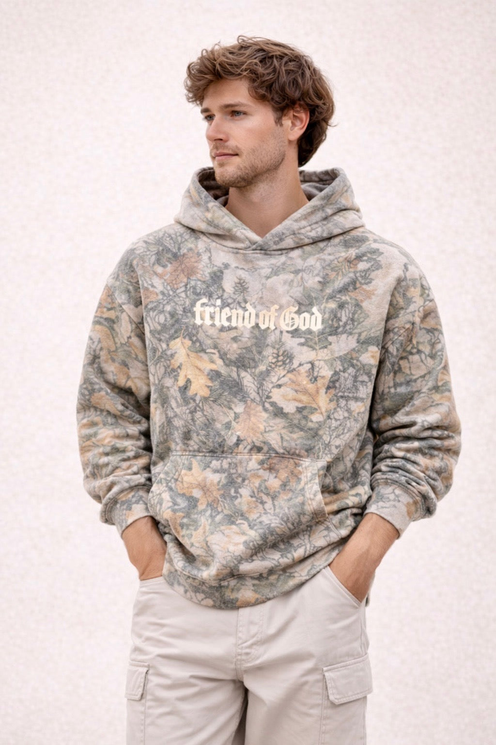 friend of God Vintage Camo Cotton Collective Hoodie