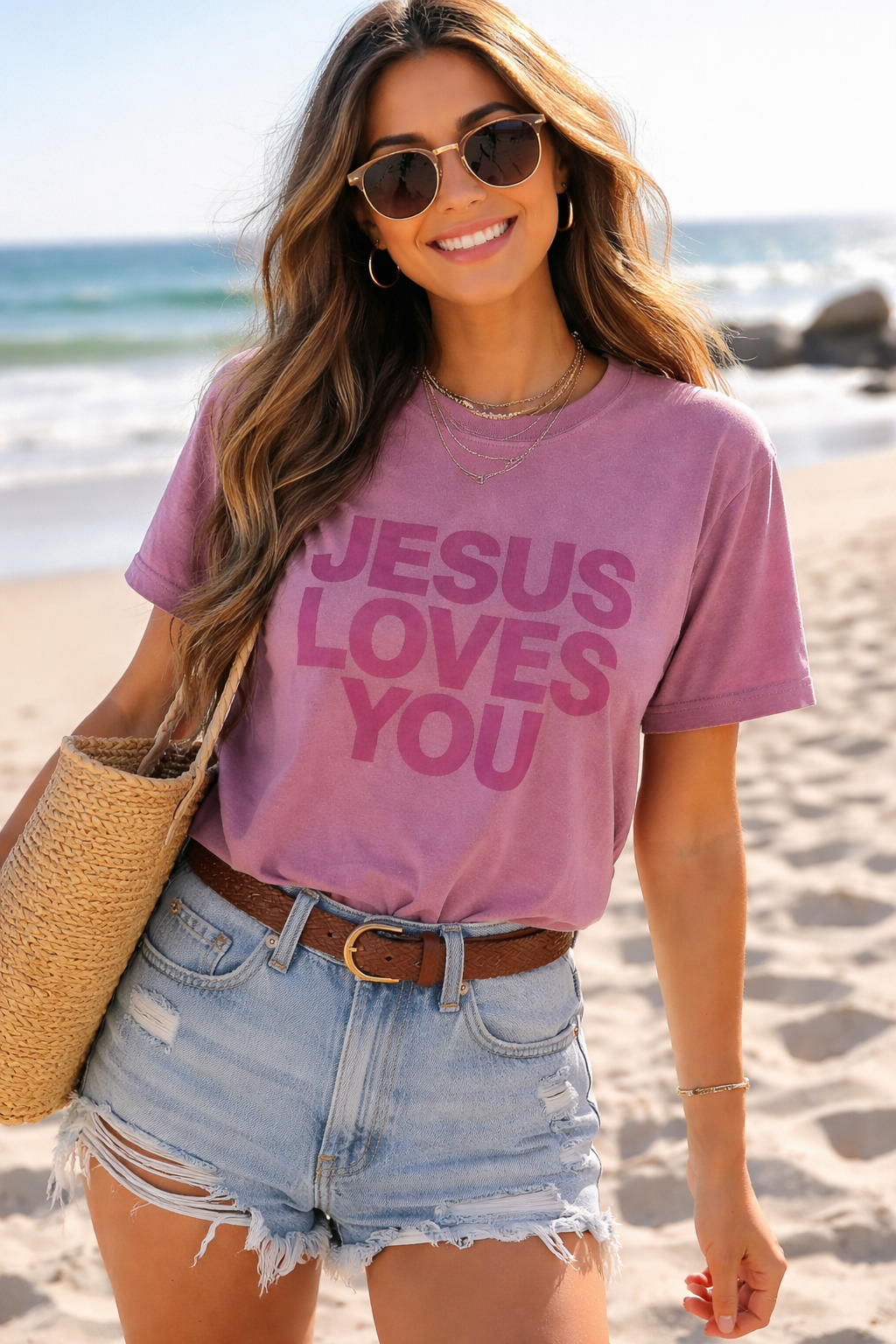Plum JLY Comfort Colors Tee